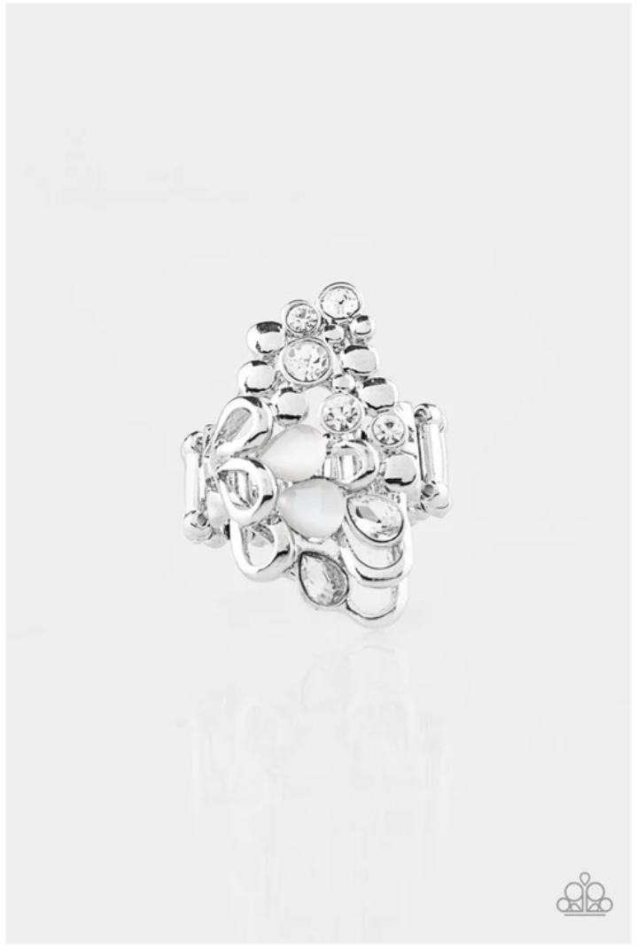 Sparkle Splash Silver Ring