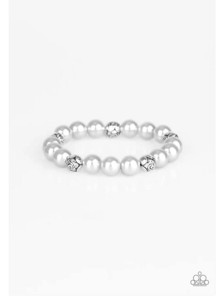 Poised for Perfection Silver Bracelet