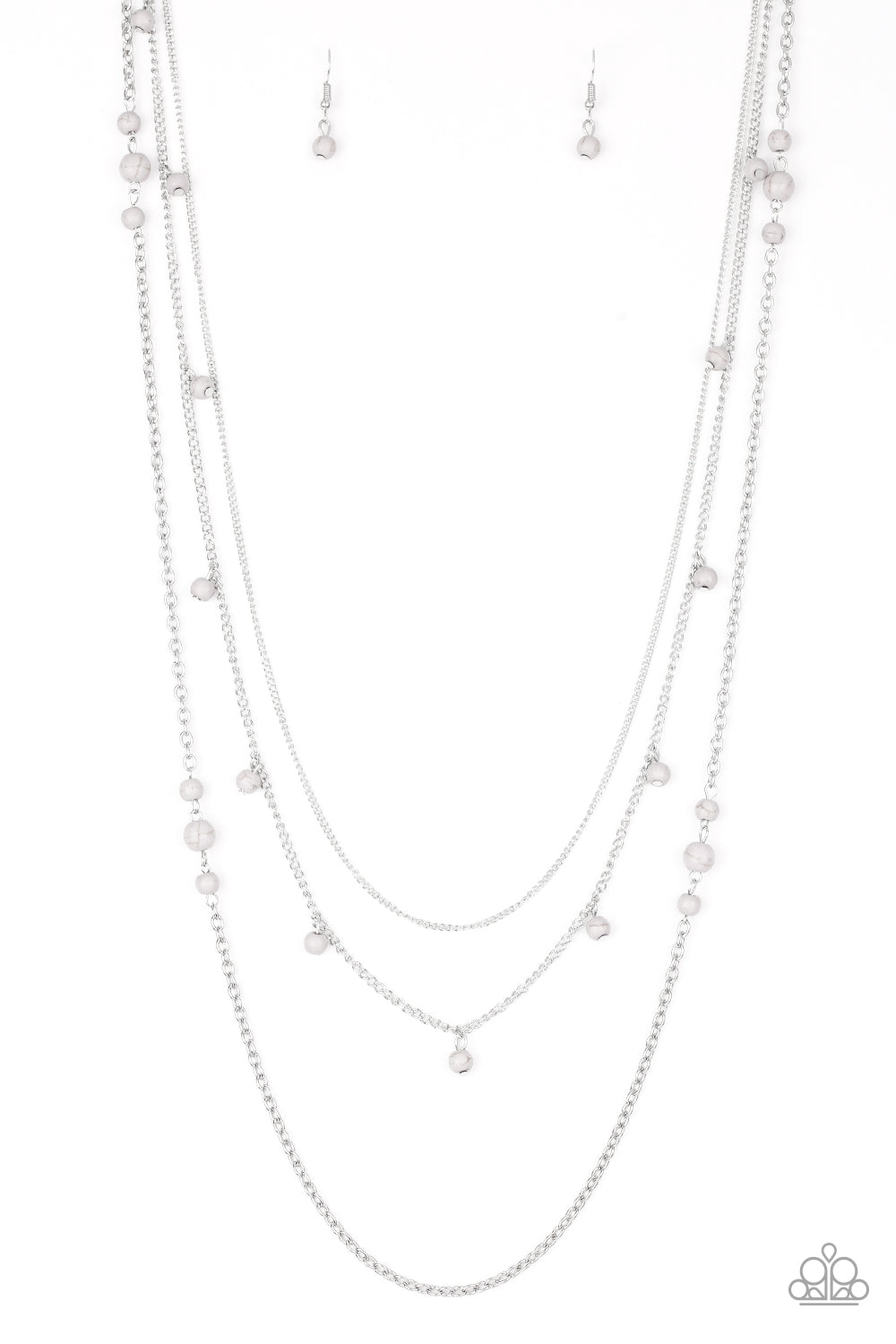 Laying the Groundwork Silver Necklace