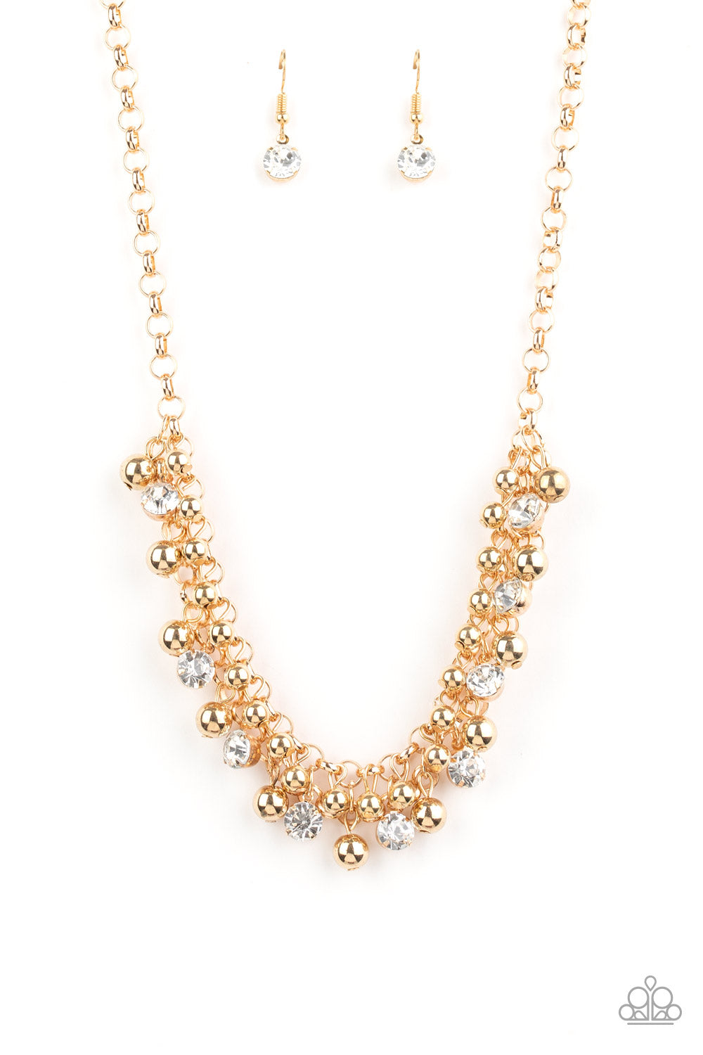 Wall Street Winner Gold Necklace Set