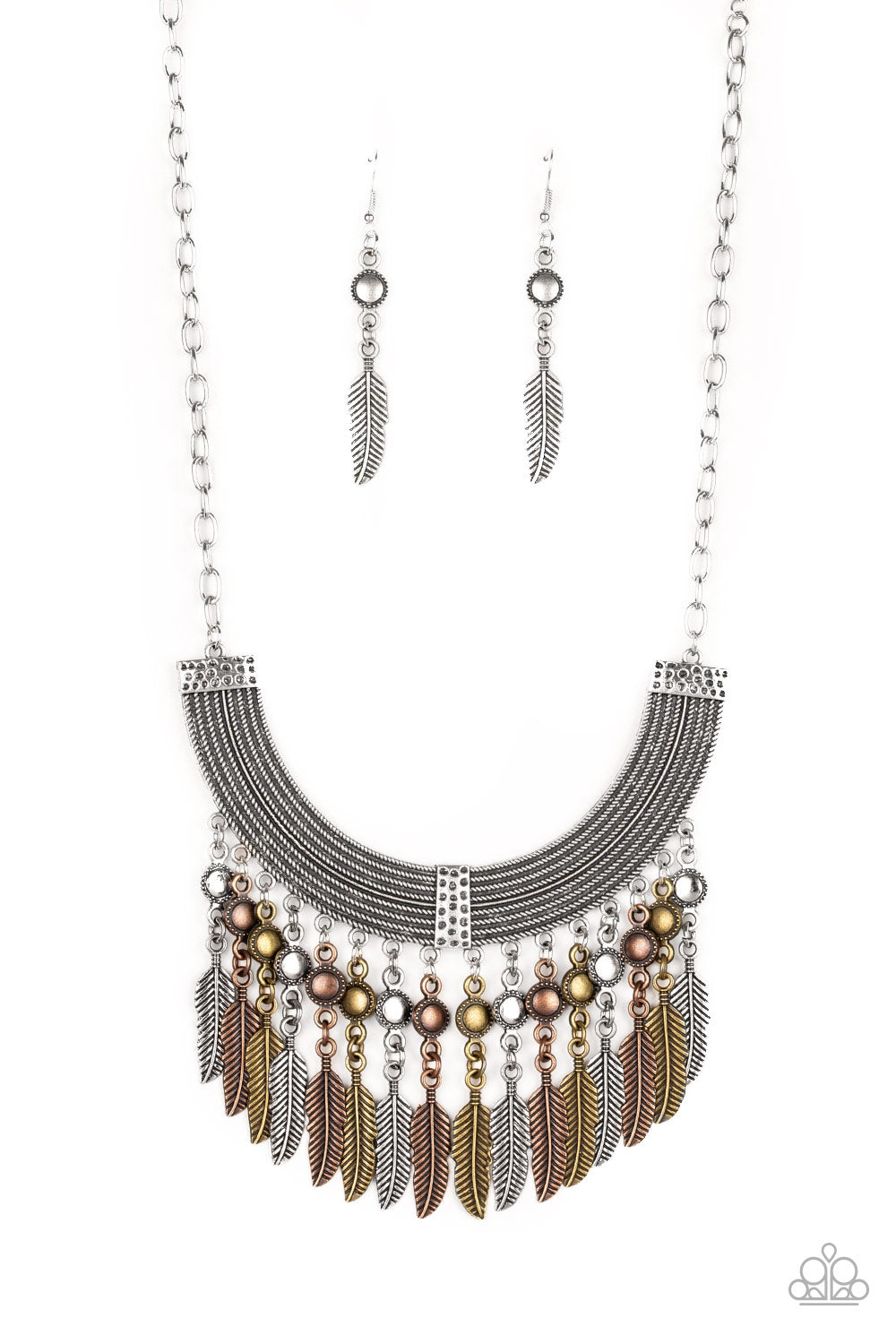 Fierce in Feathers Multi Necklace Set