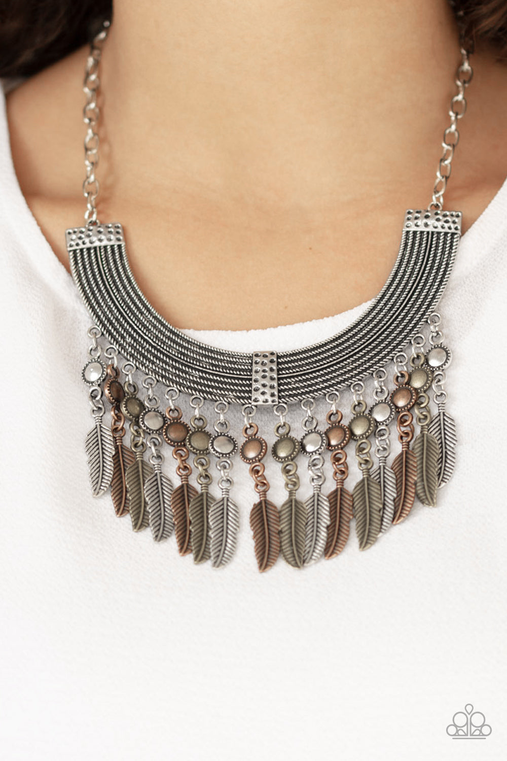 Fierce in Feathers Multi Necklace Set