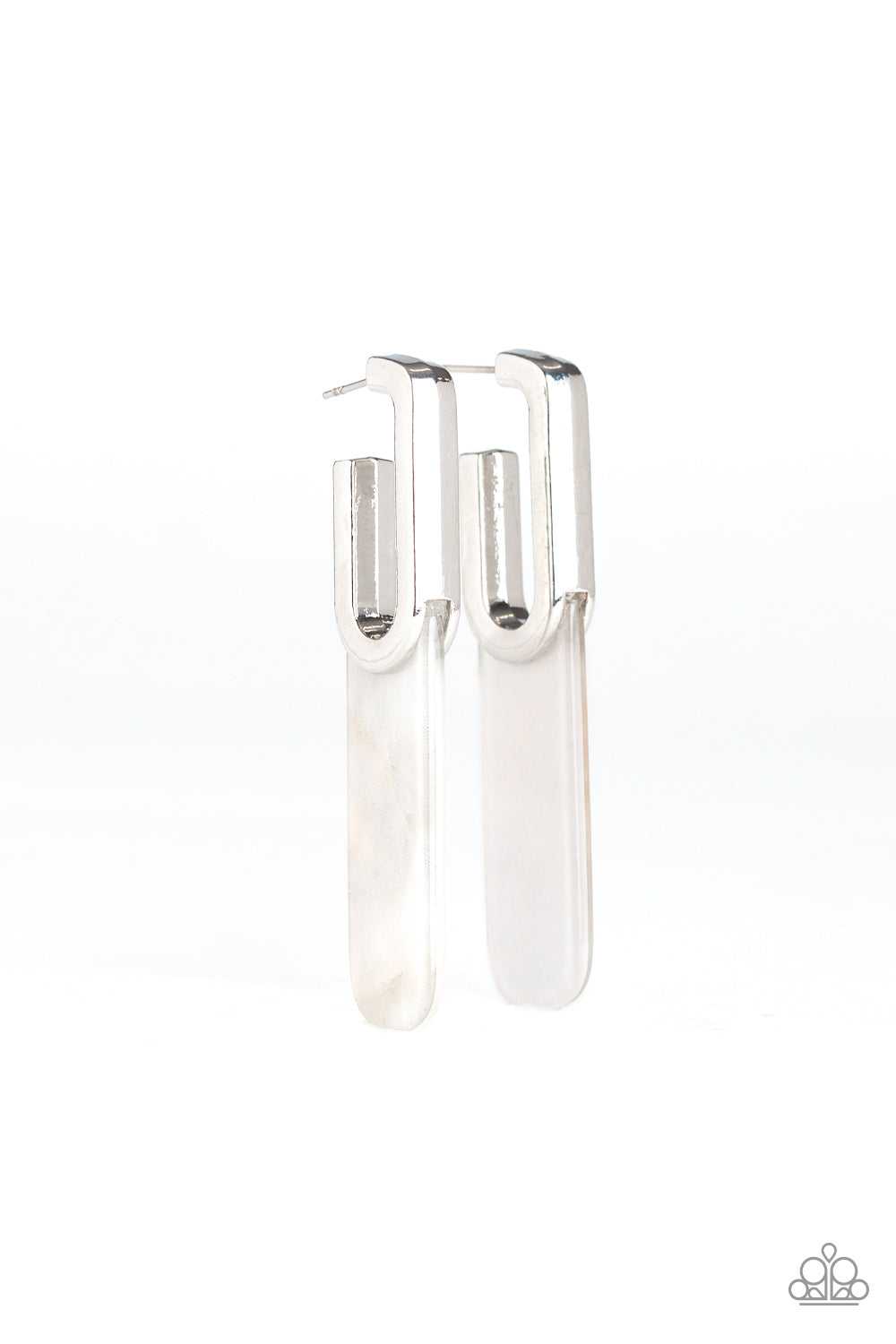 HAUTE off the Press Silver Earrings