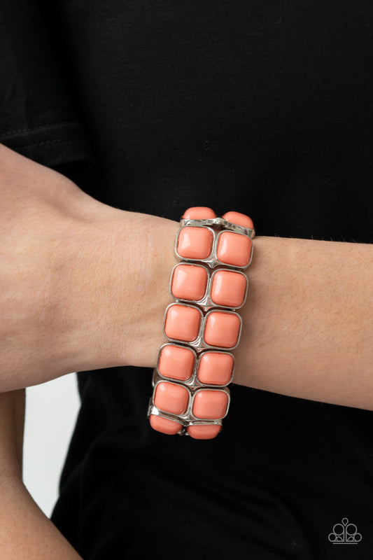 "Double the DIVA-ttitude" Orange Bracelet