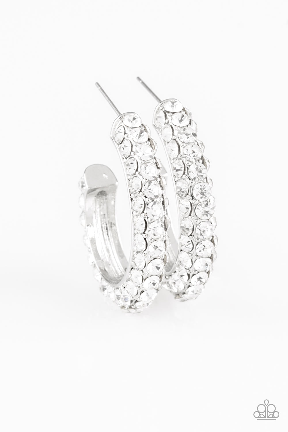 Don't Mind the Stardust White Rhinestone Earring
