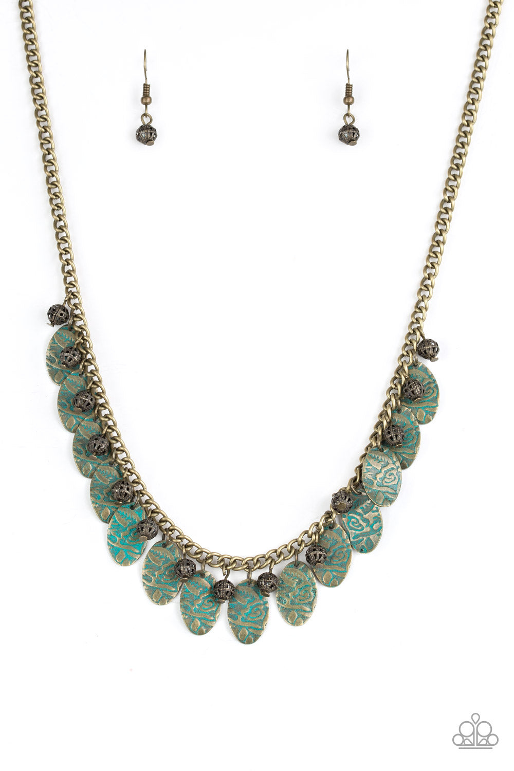 Vintage Gardens Brass Necklace Set