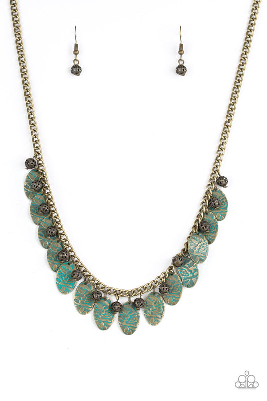 Vintage Gardens Brass Necklace Set