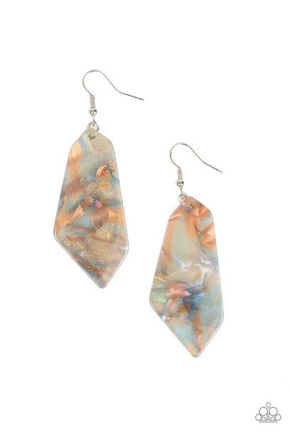 Walking on Watercolors Multi-Acrylic Earrings