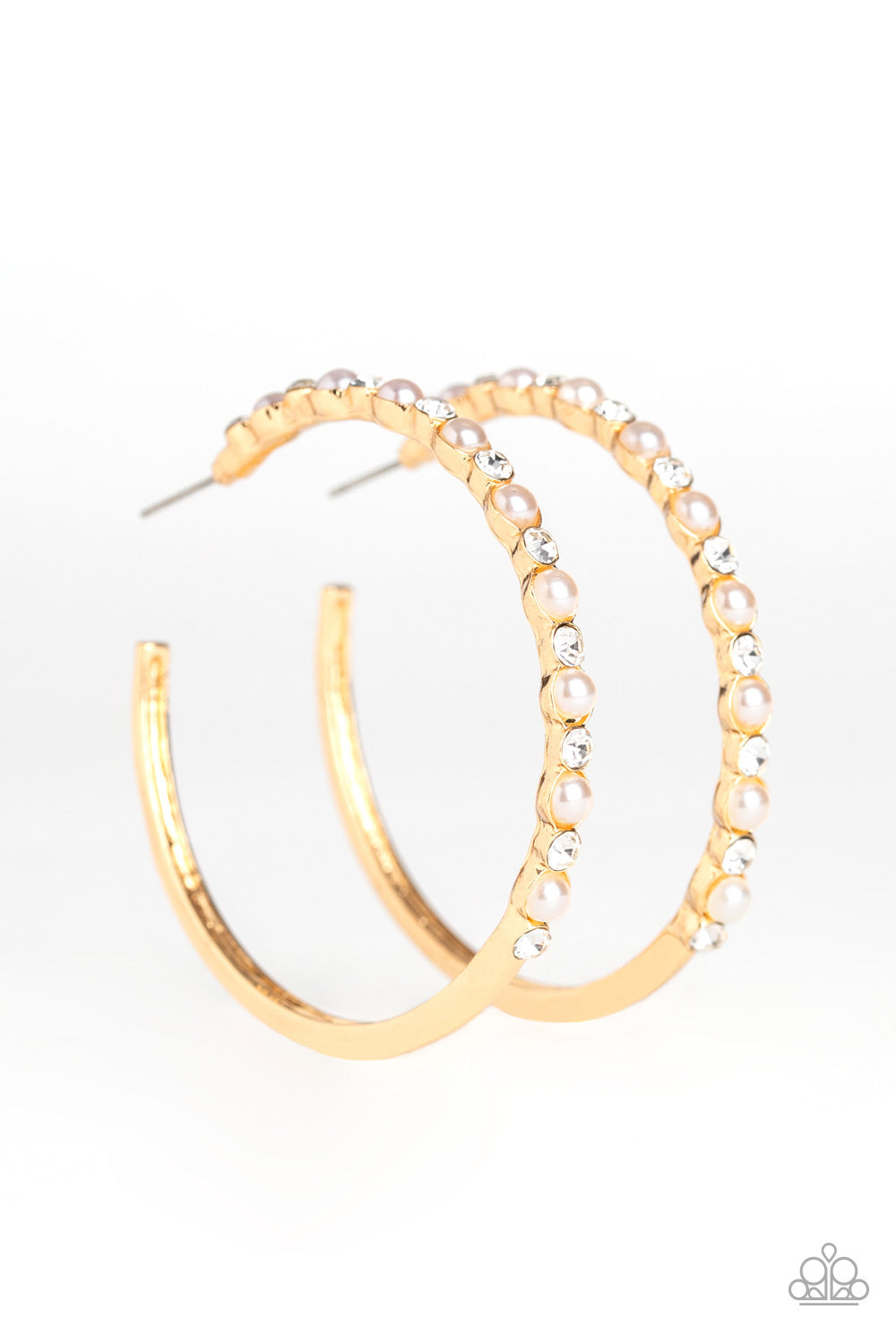 A Sweeping Success Gold Earrings