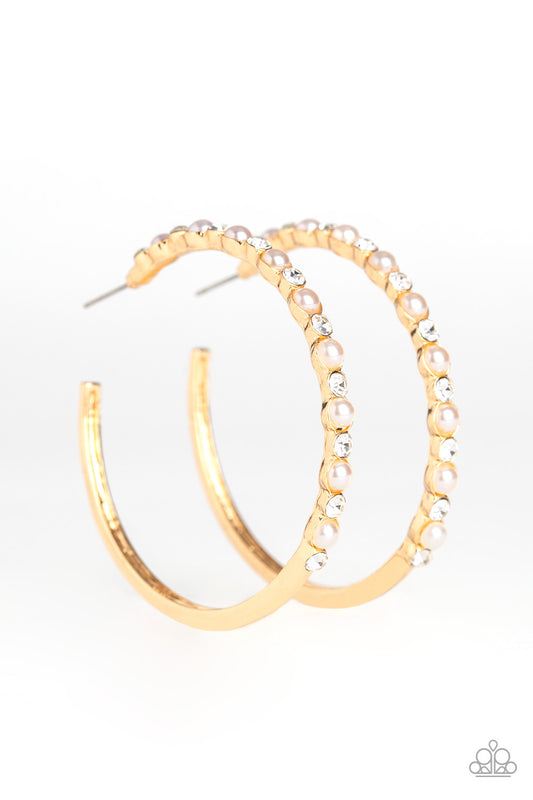 A Sweeping Success Gold Earrings