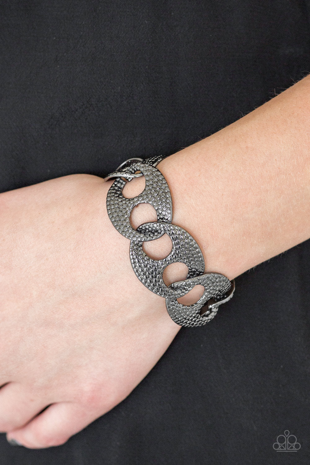 Casual Connoisseur Gunmetal Black Bracelet