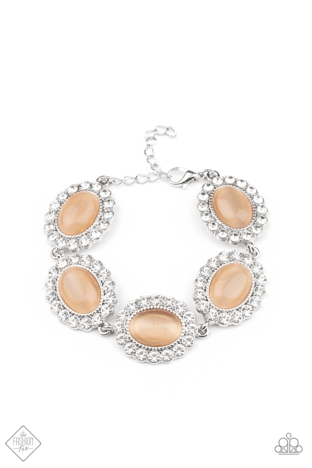 Demurely Diva Orange Bracelet