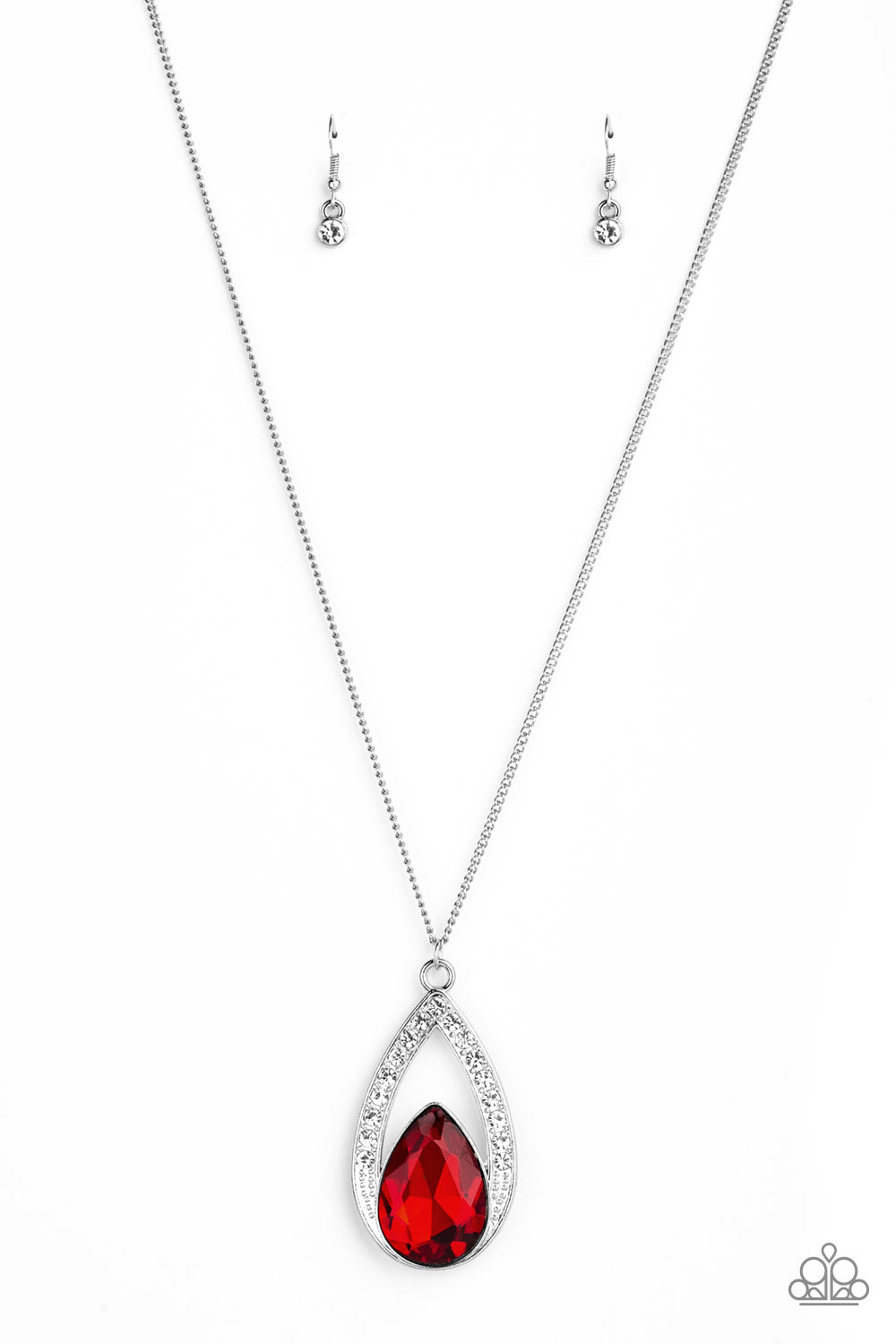 Notorious Noble Red Necklace Set