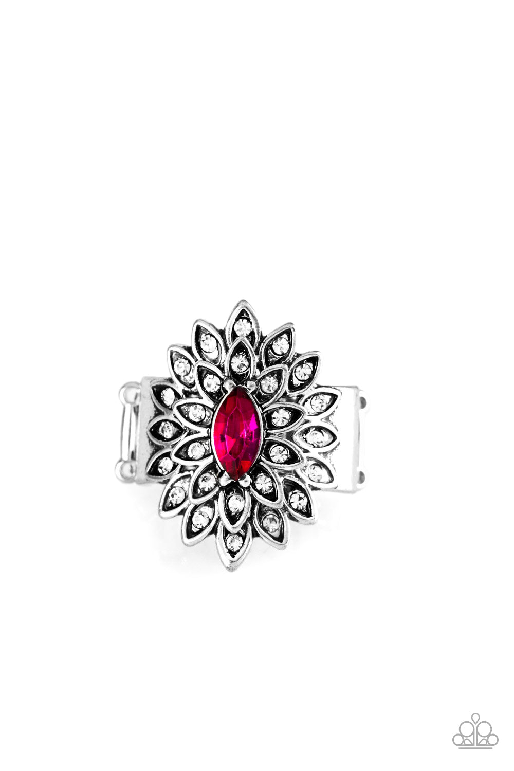 Blooming Fireworks Pink Ring