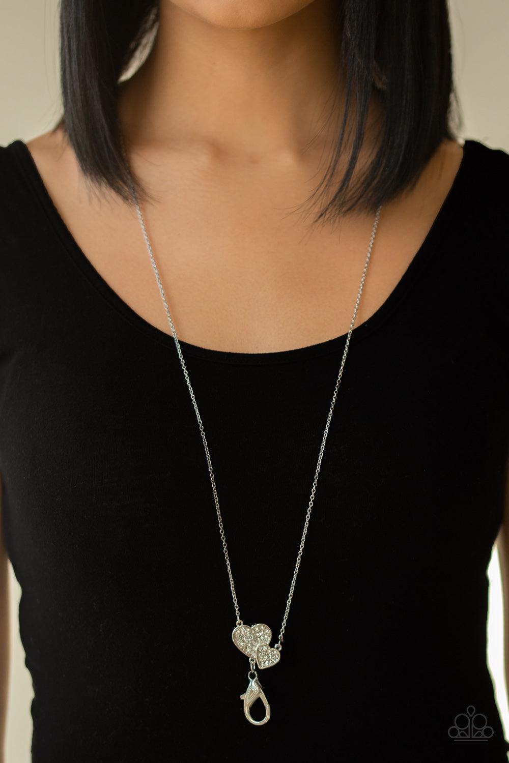 LOVER White Lanyard Necklace Set