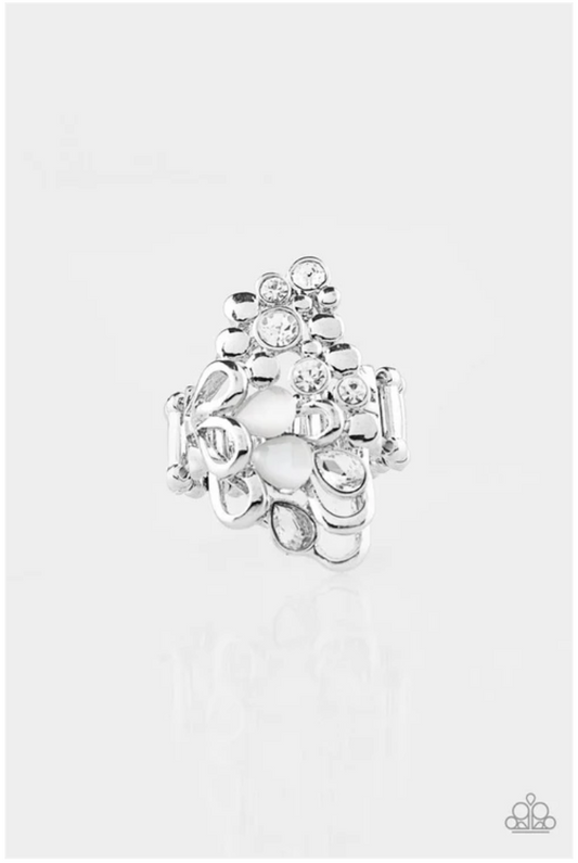 Sparkle Splash Silver Ring