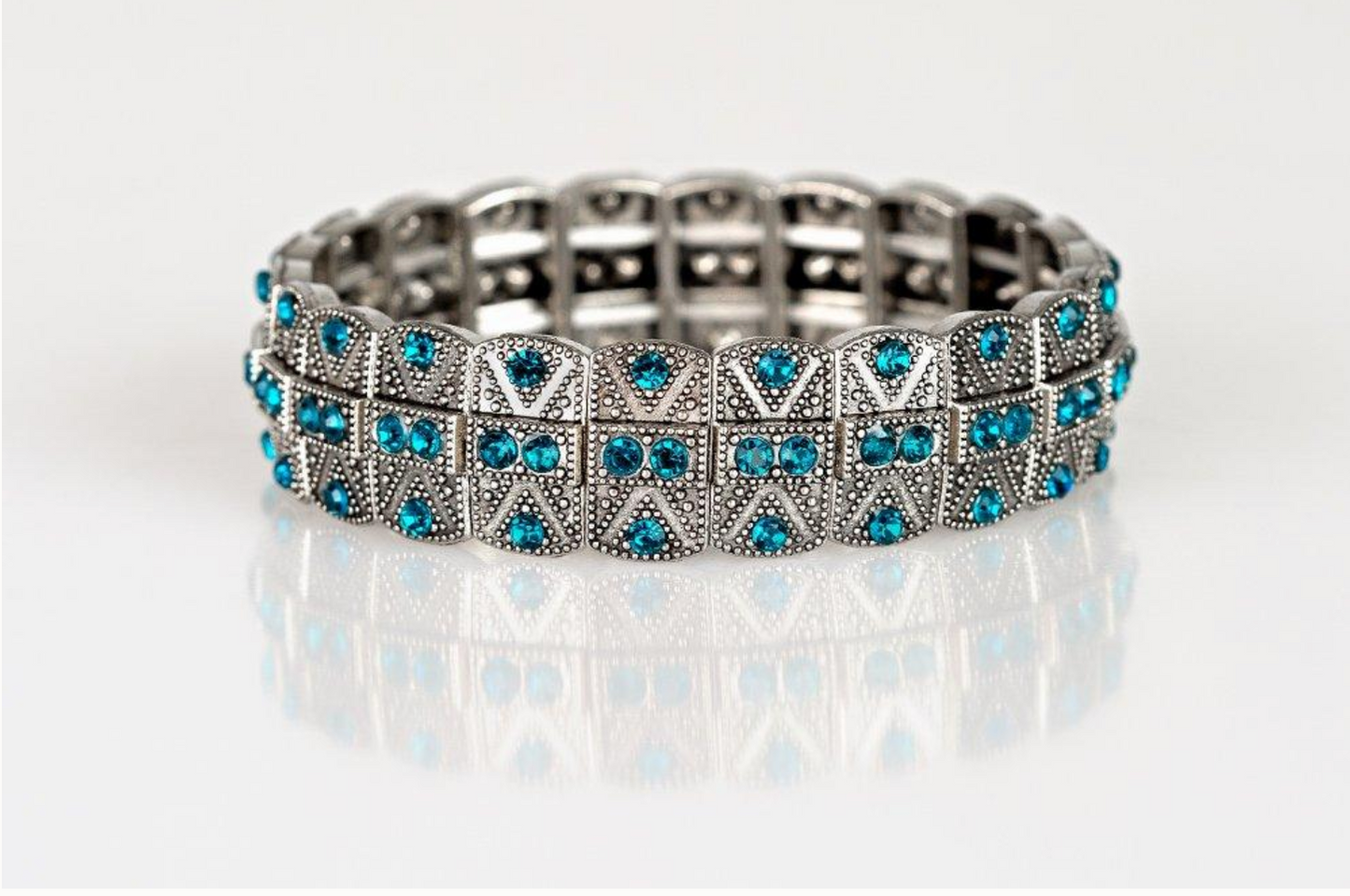 Modern Magnificence Blue Bracelet