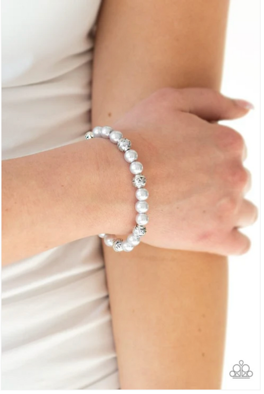 Poised for Perfection Silver Bracelet