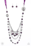 All the...Purple Necklace Set