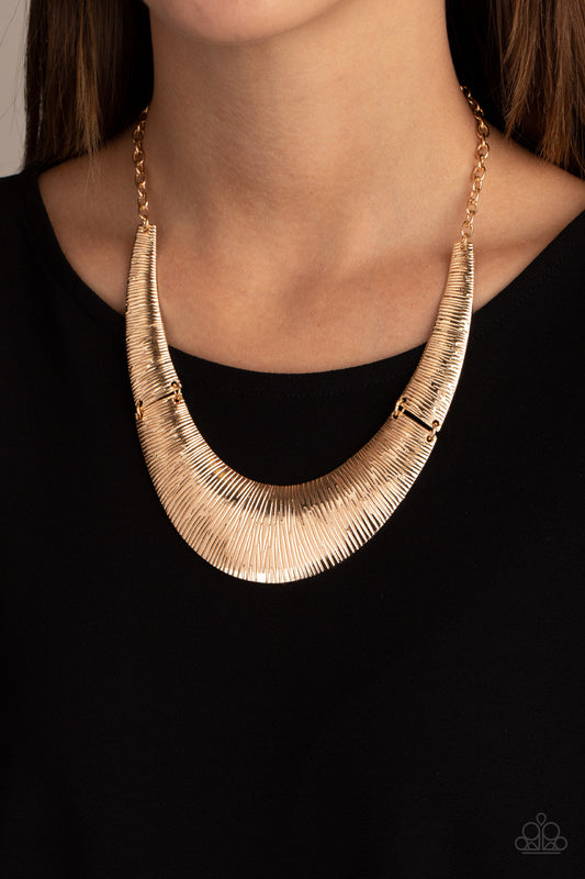 Feast or Famine Gold Necklace