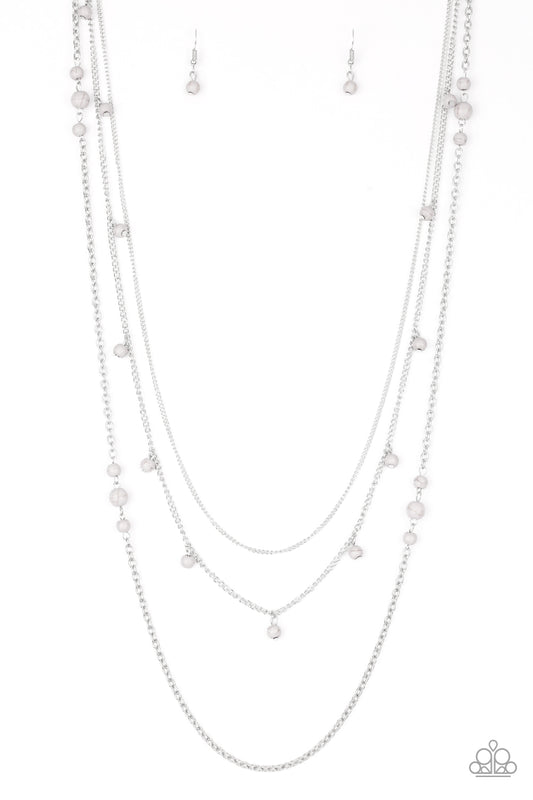 Laying the Groundwork Silver Necklace
