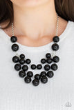 Miss Pop-YOU-Larity Black Necklace Set