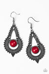 Zoomin Zumba Red Earrings