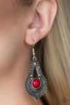 Zoomin Zumba Red Earrings