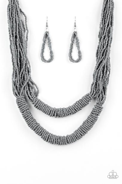 Right As Rainforest Silver Necklace Set