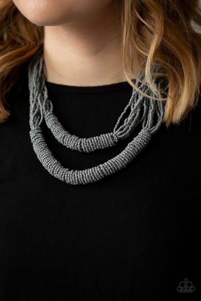 Right As Rainforest Silver Necklace Set