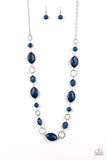 NR* Shimmer Simmer Blue Necklace