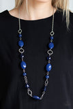 NR* Shimmer Simmer Blue Necklace