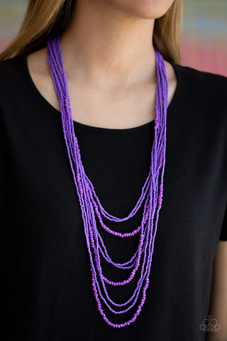 Totally Tonga Purple Necklace Set