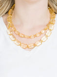 Ice Bank Gold Necklace Set