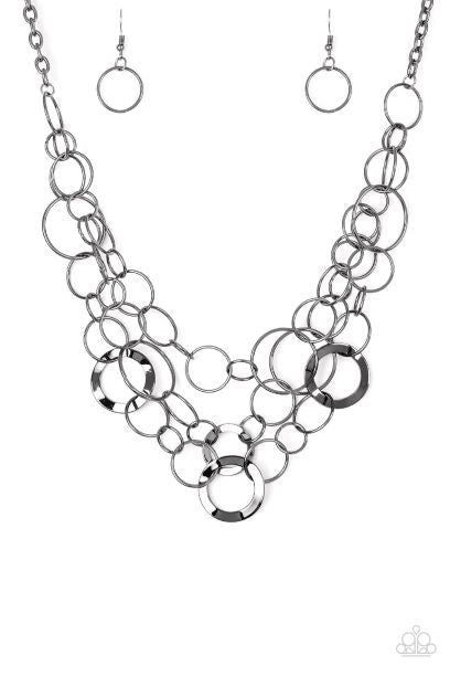 Main Street Mechanics- Black Necklace Set