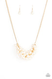 Grandiose Glimmer Gold Necklace Set