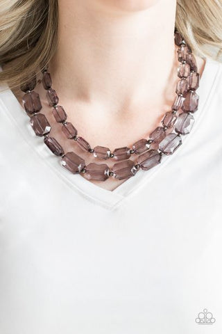 ICE Bank- Black Necklace Set