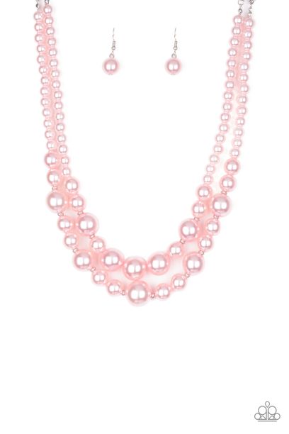 The More the Modest Pink Pearl Necklace Set