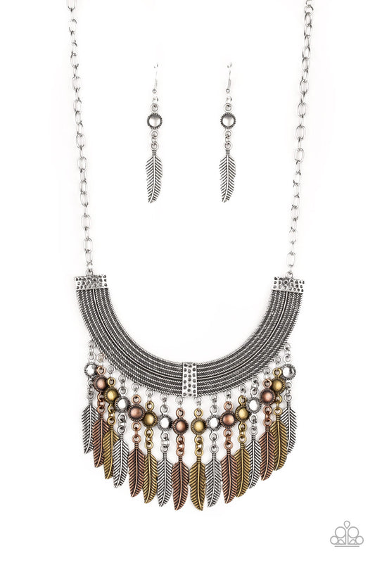 Fierce in Feathers Multi Necklace Set