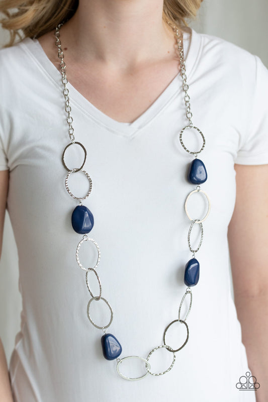Modern Day Malibu Blue Necklace Set