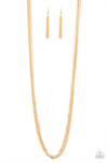 Sleek and Destroy Gold Necklace