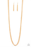 Sleek and Destroy Gold Necklace