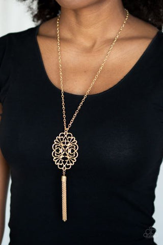 A MANDALA of the People- Gold Necklace Set