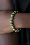 Exquisitely Elite Green Pearl Bracelet