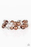 Downtown Dazzle Brown Bracelet