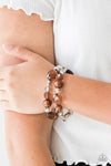 Downtown Dazzle Brown Bracelet