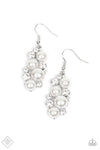 Fond of Baubles White Earrings