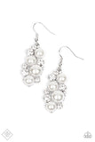 Fond of Baubles White Earrings