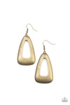 Irresistibly Industrial Brass Earrings