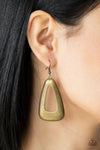 Irresistibly Industrial Brass Earrings